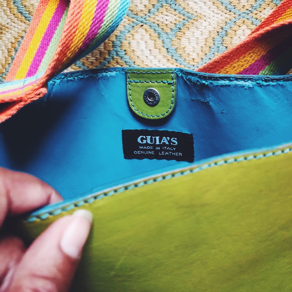 ➳ Gorgeous Lime Green Guia’s Shoulder Bag ➳ - Picture 5 of 7